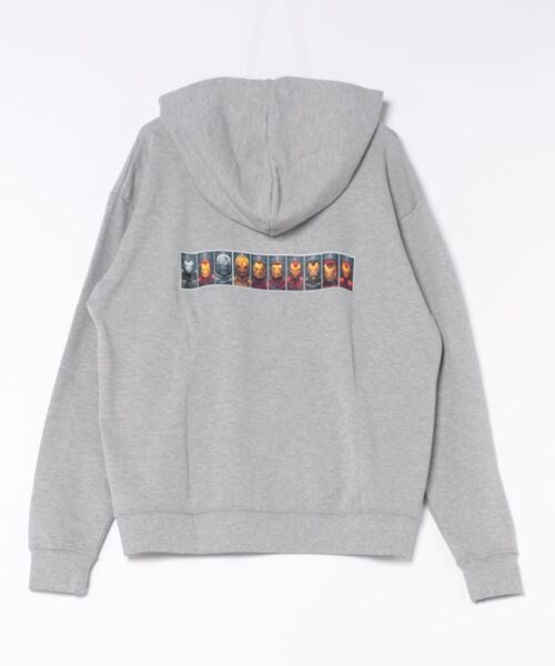 MARVEL（マーベル）の「【 MARVEL 】 刺繍 プルオーバーフーディ（パーカー・メンズ・グレー/ブラック/ホワイト・LARGE）」の5枚目の写真