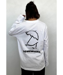 ALEXIA STAM | Logo Print Long Sleeve Tee (Parasol)/ [Parasol] ロングスリーブTee(Tシャツ/カットソー)