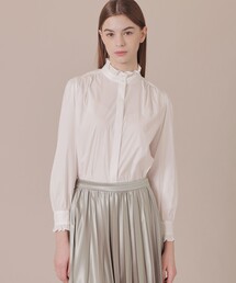 MACKINTOSH LONDON | コットンナイロンストレッチスタンドカラーブラウス(シャツ/ブラウス)