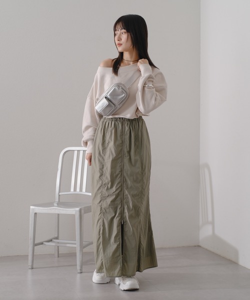 Kastane（カスタネ）の「【ダブルジップ/前後2WAY/裏地付き/ウエスト