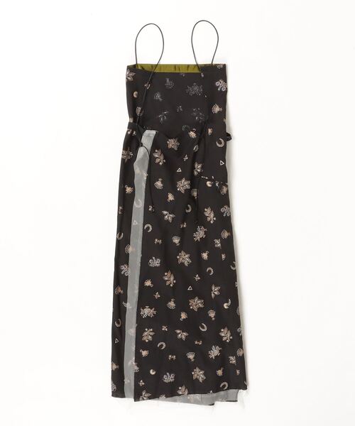 PONTI（ポンティ）の「PONTI Plant Foam Print Dress（ワンピース・レディース・ブラック・1/2）」の5枚目の写真
