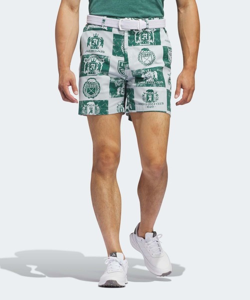 ♥️新品⭐adidas GOLF★ タイポグラフィック シャツ 上下セット　L セール】BOXシルエットドライモック【adidas Golf/アディダス