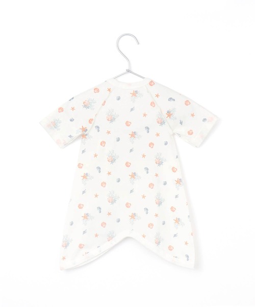 MAKE YOUR DAY（メイクユアデイ）の「夏の4柄コンビ肌着（ロンパース・キッズ・ライム/ピンク/イエロー/ネイビー・50-70cm）」の8枚目の写真