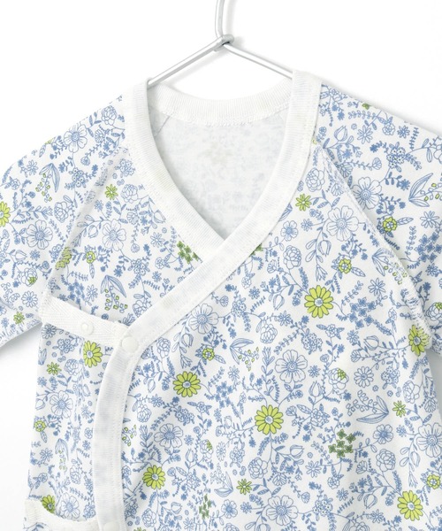 MAKE YOUR DAY（メイクユアデイ）の「夏の4柄コンビ肌着（ロンパース・キッズ・ライム/ピンク/イエロー/ネイビー・50-70cm）」の10枚目の写真