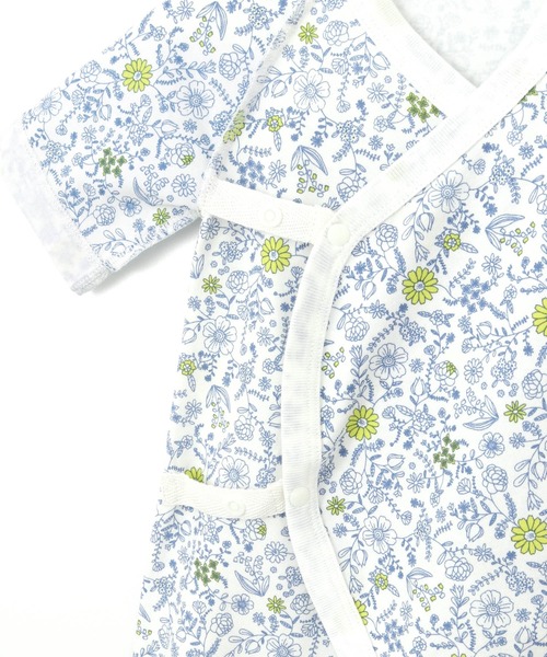 MAKE YOUR DAY（メイクユアデイ）の「夏の4柄コンビ肌着（ロンパース・キッズ・ライム/ピンク/イエロー/ネイビー・50-70cm）」の11枚目の写真