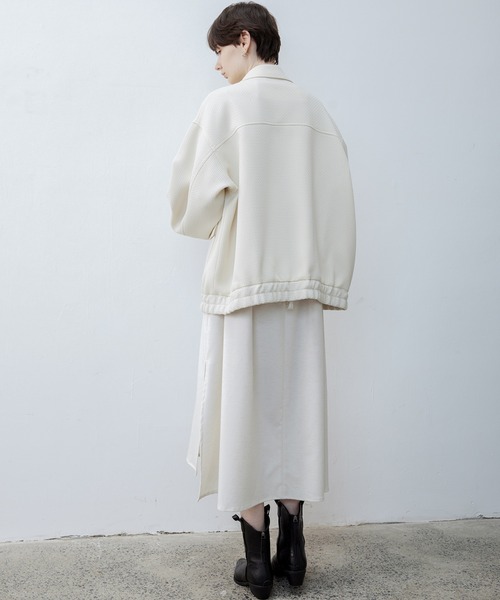 tageechita(タジチタ)の「【tageechita】ワッフルクラシックジャケット(ブルゾン・レディース・ライトベージュ・S/M/L)」の16枚目の写真