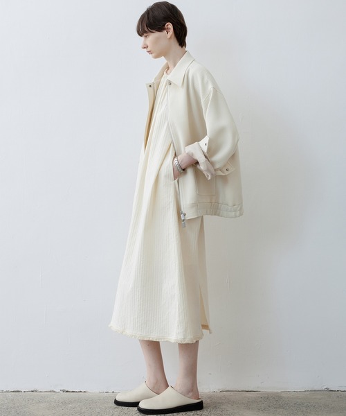tageechita(タジチタ)の「【tageechita】ワッフルクラシックジャケット(ブルゾン・レディース・ライトベージュ・S/M/L)」の20枚目の写真