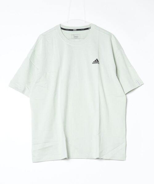 adidas（アディダス）の「アディダス adidas M ESS+ SL Tシャツ（Tシャツ/カットソー・メンズ・ライトグリーン/ブルー・LL/3L/S/M/L）」の2枚目の写真