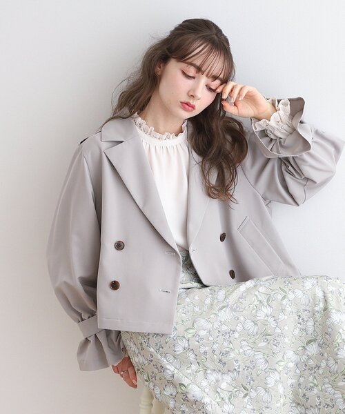 Couture Brooch ショートダッフルコート Couture Brooch ダッフルコート コート 「きれいめ通勤にも