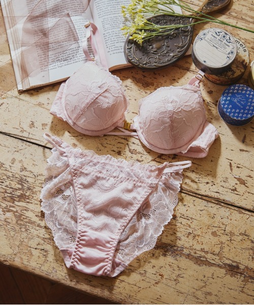 セール】バッククロスブラジャー＆ショーツセット（ブラ&ショーツ