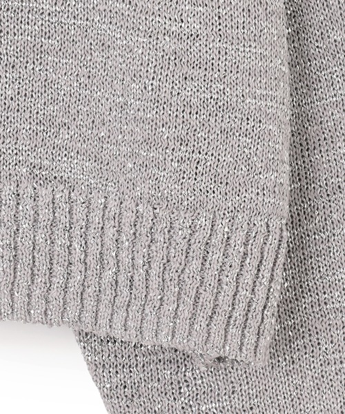 NAVE(ネイヴ)の「ラメバルキーニット カーディガン・ZOZO別注(ニット/セーター・レディース・シルバー系・2/1)」の13枚目の写真