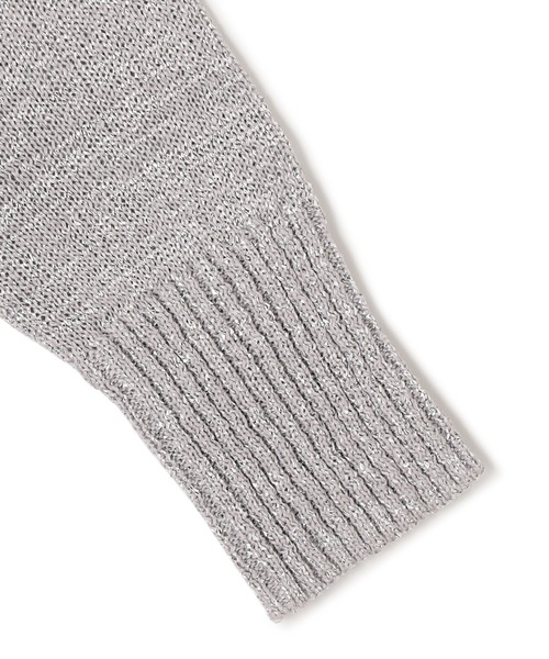 NAVE(ネイヴ)の「ラメバルキーニット カーディガン・ZOZO別注(ニット/セーター・レディース・シルバー系・2/1)」の12枚目の写真