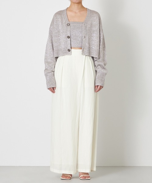 NAVE(ネイヴ)の「ラメバルキーニット カーディガン・ZOZO別注(ニット/セーター・レディース・シルバー系・2/1)」の9枚目の写真