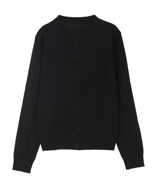 半袖ニットトップス×ニットカーディガンアンサンブル（アンサンブル