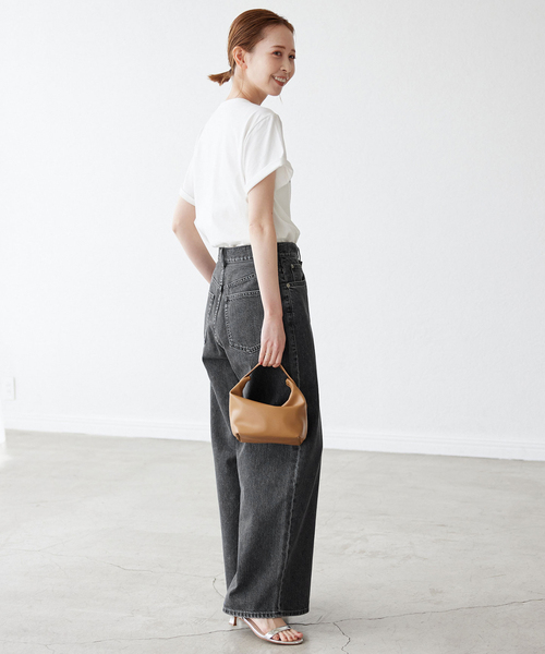 SOLBE IENA LE DENIM チルトワイドストレート 　36 セール】LE DENIMチルトワイドストレートデニム（デニムパンツ