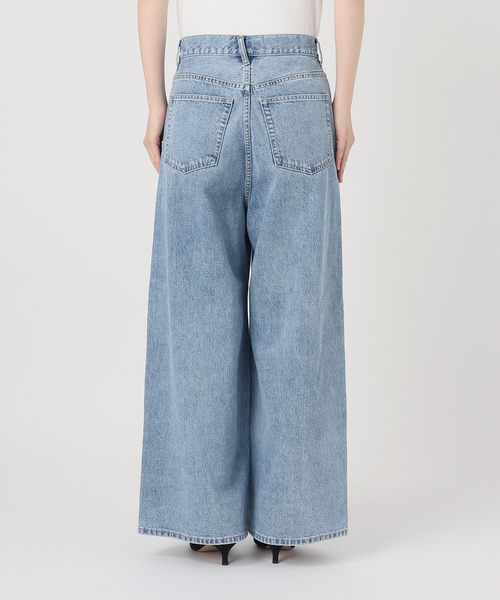 セール】LE DENIMチルトワイドストレートデニム（デニムパンツ