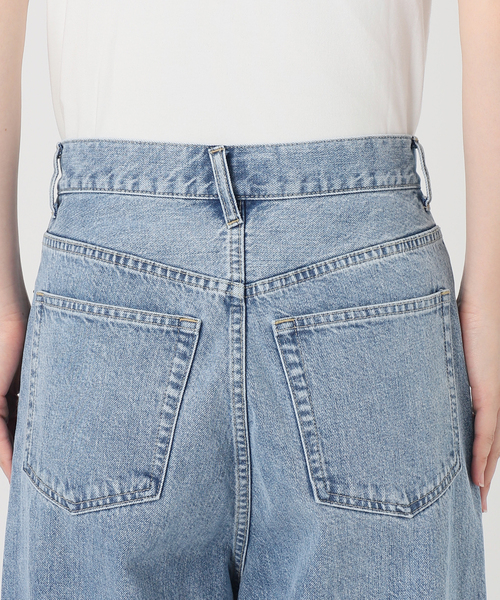 セール】LE DENIMチルトワイドストレートデニム（デニムパンツ