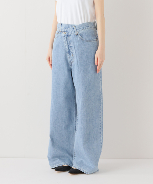 セール】LE DENIMチルトワイドストレートデニム（デニムパンツ