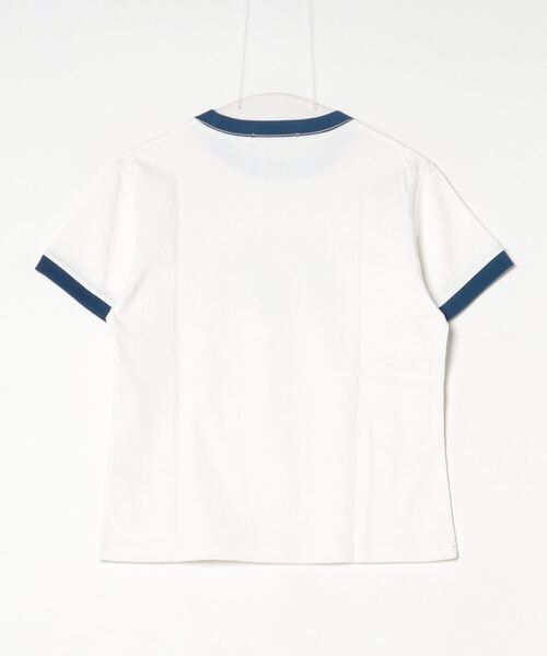 ムラサキスポーツ(ムラサキスポーツ)の「RIKKA FEMME/リッカファム リンガーTシャツ RF24SS24(Tシャツ/カットソー・レディース・ネイビー/グリーン/レッド・FREE)」の4枚目の写真