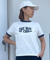 RIKKA FEMME/リッカファム リンガーTシャツ RF24SS24