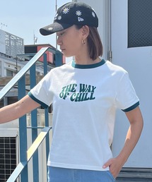 RIKKA FEMME/リッカファム リンガーTシャツ RF24SS24
