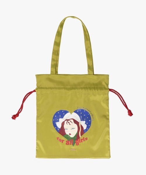 kaorinomori（カオリノモリ）の「kaorinomori×ChiMy BAG / カオリノモリ（トートバッグ・レディース・パープル/ピンク/グリーン・FREE）」の2枚目の写真