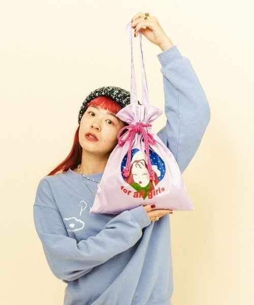 kaorinomori（カオリノモリ）の「kaorinomori×ChiMy BAG / カオリノモリ（トートバッグ・レディース・パープル/ピンク/グリーン・FREE）」の12枚目の写真