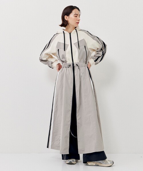 CITY TOKYO（シティトウキョウ）の「コンビネーションパーカースポーツドレス（ワンピース・レディース・グリーン/ホワイト・2/1）」の17枚目の写真