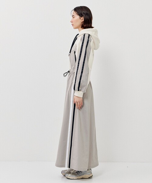 CITY TOKYO（シティトウキョウ）の「コンビネーションパーカースポーツドレス（ワンピース・レディース・グリーン/ホワイト・2/1）」の13枚目の写真