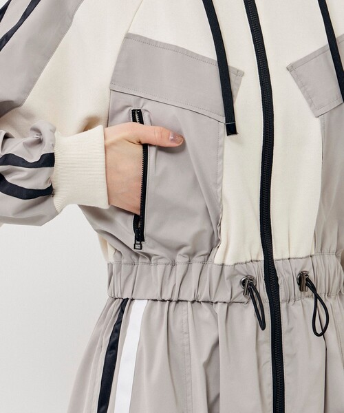 CITY TOKYO（シティトウキョウ）の「コンビネーションパーカースポーツドレス（ワンピース・レディース・グリーン/ホワイト・2/1）」の9枚目の写真