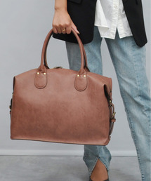 Otias（オティアス）の「オティアス Otias / シンプルシュリンクレザータイプボストンバッグ（ボストンバッグ）」