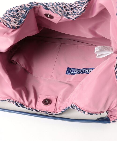 ROOTOTE（ルートート）の「ルートート/LT.ラウンド.バスケット-C（かごバッグ・レディース・パープル系その他/レッド系その他/ブラック系その他・FREE）」の4枚目の写真