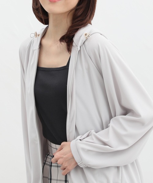 Honeys（ハニーズ）の「ベアタンクトップ（タンクトップ・レディース・オフホワイト/ブラック/カーキ/ライトベージュ/スミクロ/オレンジ/グレイッシュベージュ・S/M/L/LL）」の3枚目の写真