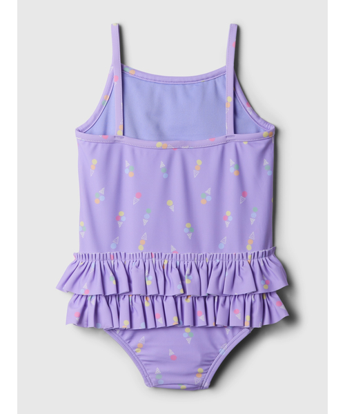 GAP(ギャップ)の「babyGap ワンピース水着(水着・キッズ・ラベンダー・4 YRS/3 YRS/2 YRS/18-24M/12-18M/6-12M/5 YRS)」の2枚目の写真