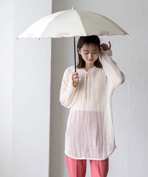 VitaFelice(ヴィータフェリーチェ)の「2WAY 完全遮光2段折りたたみ傘(晴雨兼用)【遮光率100%・UV遮蔽率99.9%以上】竹ハンドル 1級遮光(折りたたみ傘・レディース・ブラック系その他2/ベージュ系その他/ホワイト系その他/ホワイト系その他3/ベージュ系その他2/ブラック系その他/ホワイト系その他2/ブラック系その他3/ベージュ系その他3/グリーン系その他/ホワイト系その他7/ホワイト系その他6/ホワイト系その他5/ライトグレー系2/ライトグレー系・FREE)」の18枚目の写真