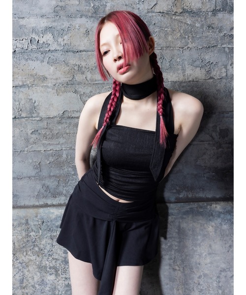 DURAS(デュラス)の「Holter design top(チューブトップ・レディース・ベージュ/ホワイト/ブラック・FREE)」の1枚目の写真