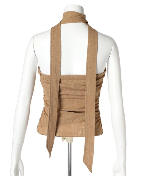 DURAS(デュラス)の「Holter design top(チューブトップ・レディース・ベージュ/ホワイト/ブラック・FREE)」の4枚目の写真