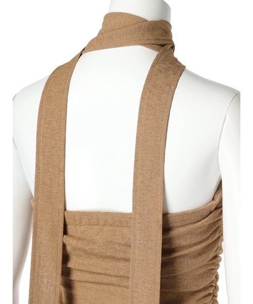 DURAS(デュラス)の「Holter design top(チューブトップ・レディース・ベージュ/ホワイト/ブラック・FREE)」の9枚目の写真