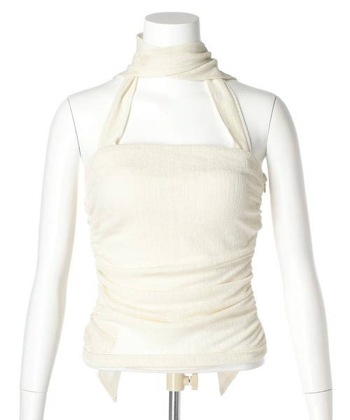 DURAS(デュラス)の「Holter design top(チューブトップ・レディース・ベージュ/ホワイト/ブラック・FREE)」の15枚目の写真