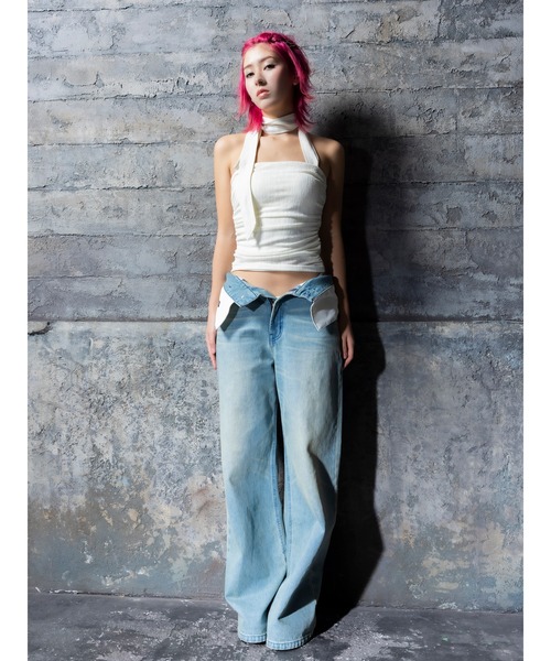 DURAS(デュラス)の「Holter design top(チューブトップ・レディース・ベージュ/ホワイト/ブラック・FREE)」の17枚目の写真