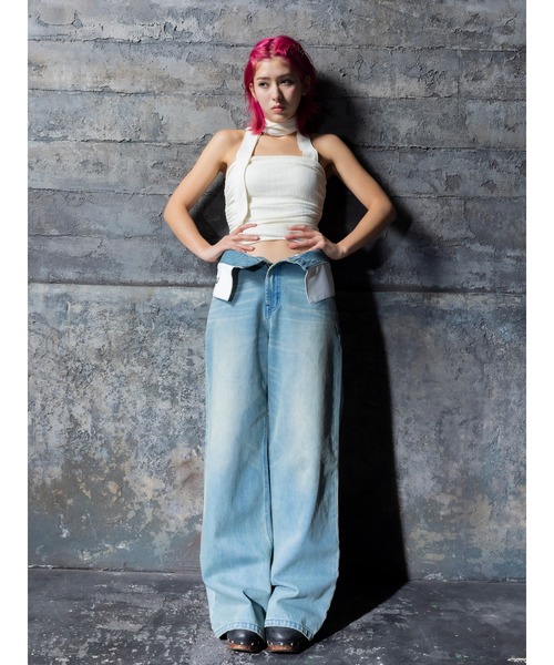 DURAS(デュラス)の「Holter design top(チューブトップ・レディース・ベージュ/ホワイト/ブラック・FREE)」の18枚目の写真