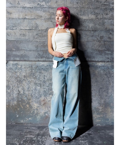 DURAS(デュラス)の「Holter design top(チューブトップ・レディース・ベージュ/ホワイト/ブラック・FREE)」の19枚目の写真