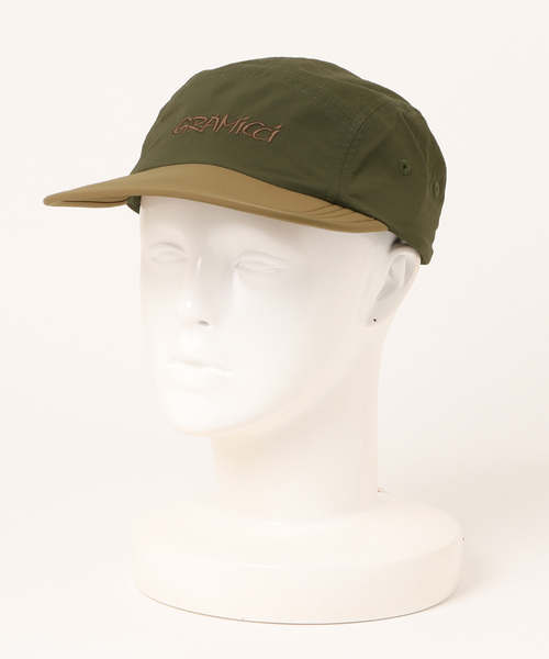 Gramicci(グラミチ)の「《GRAMICCI》 NYLON CAP(キャップ・メンズ・ブラック/グレー系その他/ダークグリーン系・FREE)」の9枚目の写真