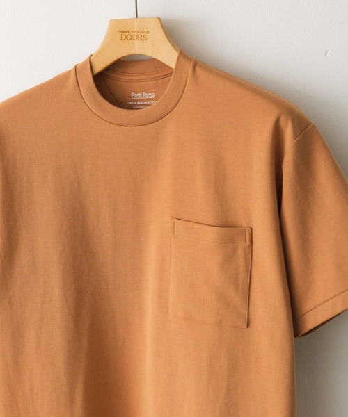 URBAN RESEARCH DOORS（アーバンリサーチドアーズ）の「『イージーケア』ポンチポケットショートスリーブTシャツ（Tシャツ/カットソー・メンズ・グレー/グリーン系その他/オレンジ/スミクロ/ホワイト・SMALL/MEDIUM/LARGE/X-LARGE）」の10枚目の写真