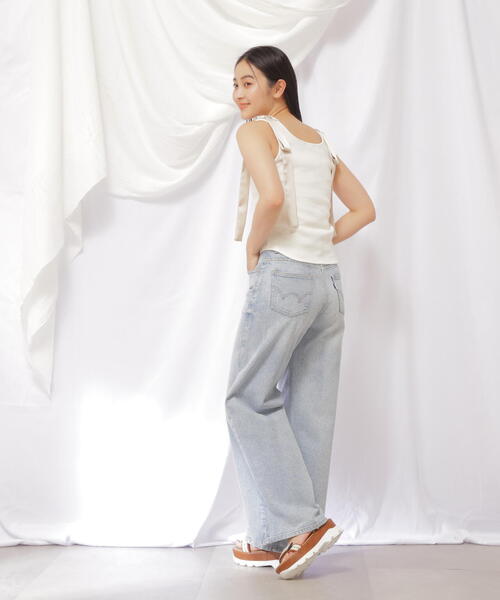 JILL by JILL STUART(ジルバイジルスチュアート)の「◇リボンデザインヘンリータンク(Tシャツ/カットソー・レディース・ホワイト系その他/グレー系その他・FREE)」の18枚目の写真