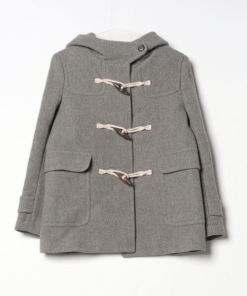 マカフィー　MACPHEE グレー　 ダッフルコート　34 MACPHEE - 美品！送料込！○MACPHEE○ダッフルコート グレー