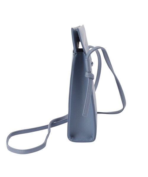 SHOO・LA・RUE（シューラルー）の「◆スクエアショルダーバッグ（ショルダーバッグ・レディース・ブラック/シルバー/アイボリー/ブルー・00）」の7枚目の写真