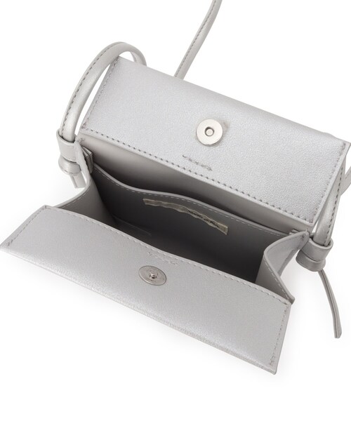 SHOO・LA・RUE（シューラルー）の「◆スクエアショルダーバッグ（ショルダーバッグ・レディース・ブラック/シルバー/アイボリー/ブルー・00）」の12枚目の写真