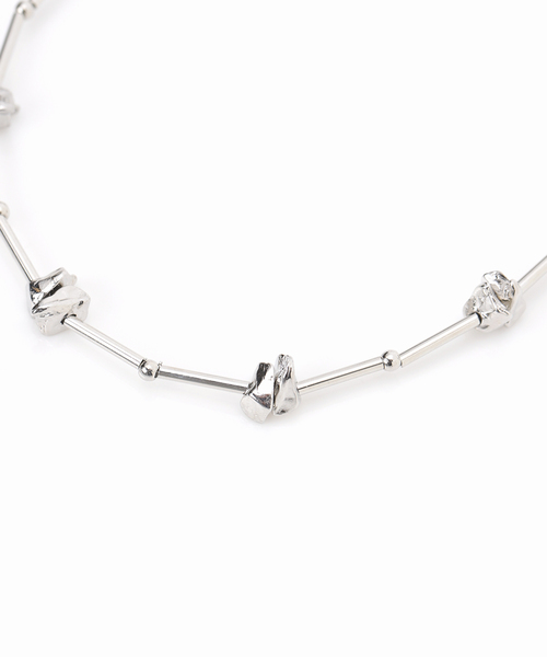 SLOBE IENA（スローブイエナ）の「《追加》SLOBE ニュアンスメタルビーズネックレス（ネックレス・レディース・シルバー・FREE）」の13枚目の写真