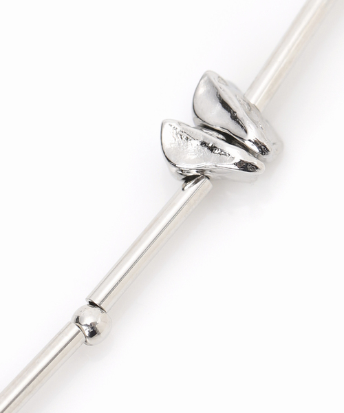 SLOBE IENA（スローブイエナ）の「《追加》SLOBE ニュアンスメタルビーズネックレス（ネックレス・レディース・シルバー・FREE）」の14枚目の写真